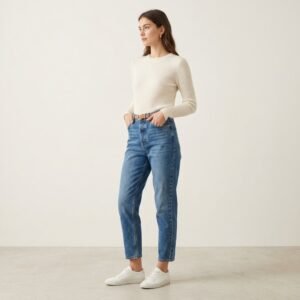 High-Waist Mom Jeans