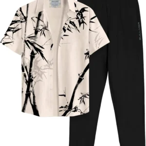 BULLMER Clothing Set with Trendy Shirt & Pants Co-ords for Men